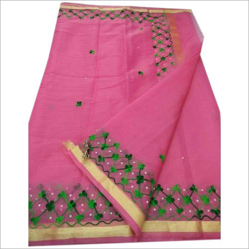 मल्टीकलर कोटा डिज़ाइनर साड़ी में उपलब्ध