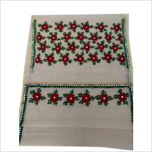 मल्टीकलर कोटा कैज़ुअल एम्ब्रॉएडर्ड वर्क साड़ी में उपलब्ध