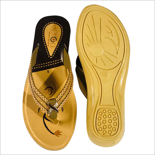 Ladies Designer Slippers - Rexine Upper, PU Outsole, All Sizes | Durable Inner Sole, Artistic Printed Patterns, Reinforced Outer Stitching, Slip-Resistant