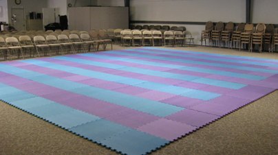 Interlocking Mats - Eva Foam And Jsr Rubber, 1 Meter X 1 Meter Size | Impact And Vibration Absorption, Oils And Fuels Splash Resistance, Low Maintenance