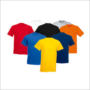 Available In Different Color Mens Round Neck T-Shirt