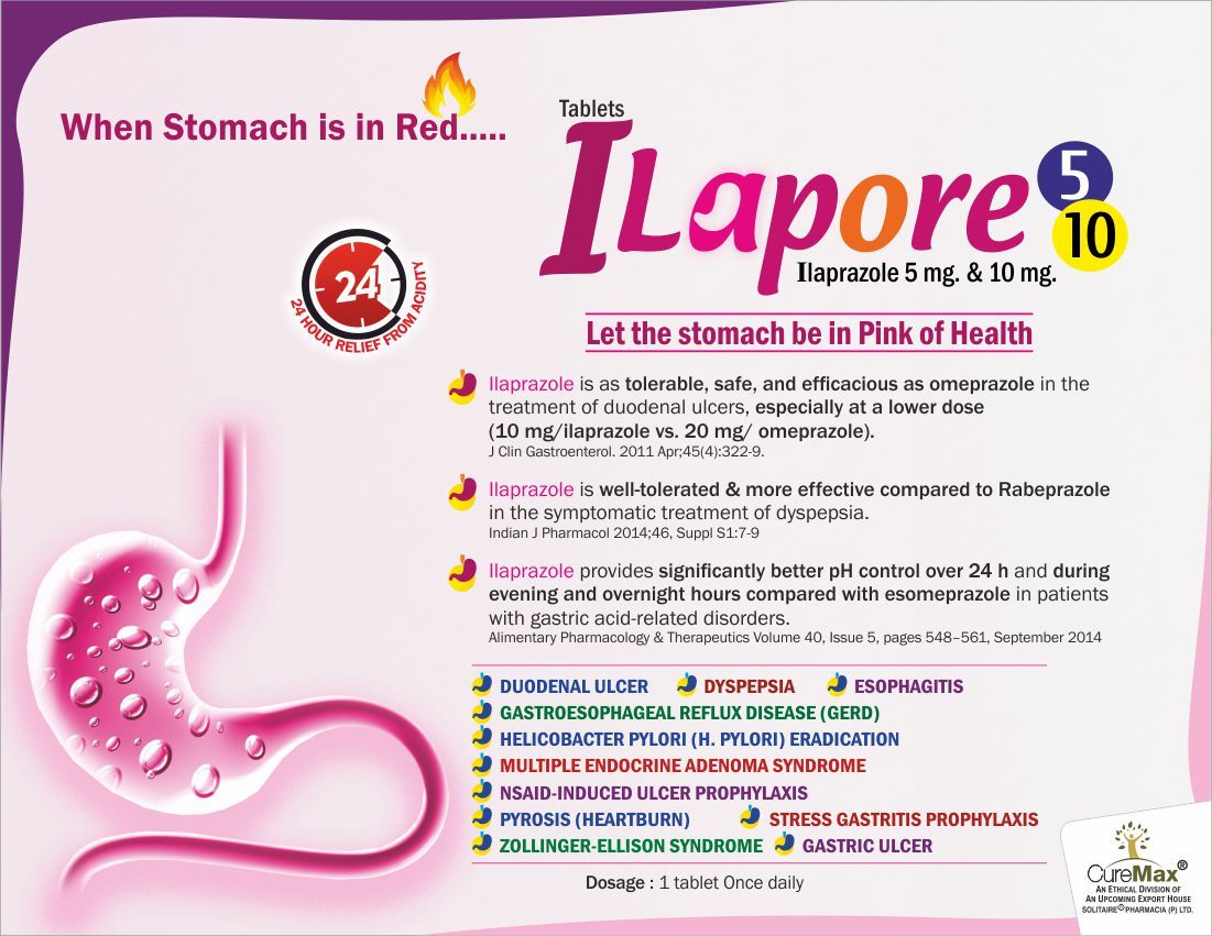 Ilaprazole-5 Mg & 10mg General Medicines