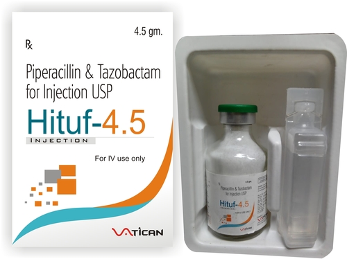 Hituf-4.5 Injection Ingredients: Piperacillin 4 Gm + Tazobactam 500 Mg Inj
