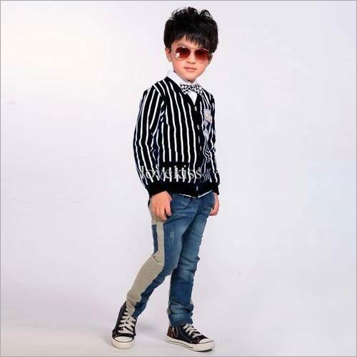 Kids Casual Wear - Cotton Fabric, Sizes M, L, S - Available in Various Colors, Washable, Modern Style for Boys Up to 10 Years