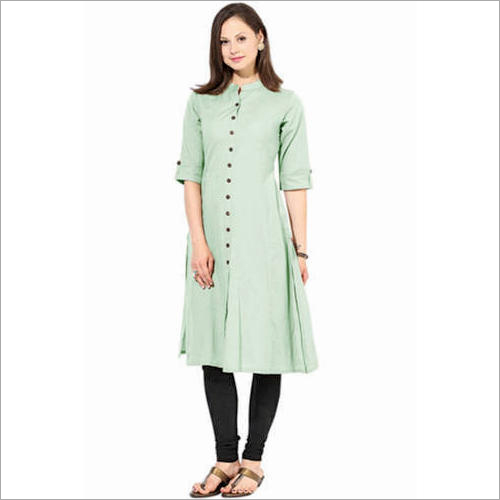 Washable Ladies Cotton Full Sleeve Kurti
