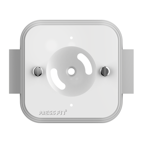 Pressfit - Pvc Junction Box | 25mm Size, Square Shape, 1 To 4 Way Options, Easy Installation, Corrosion Resistant, Secure Brass Threaded Fastening