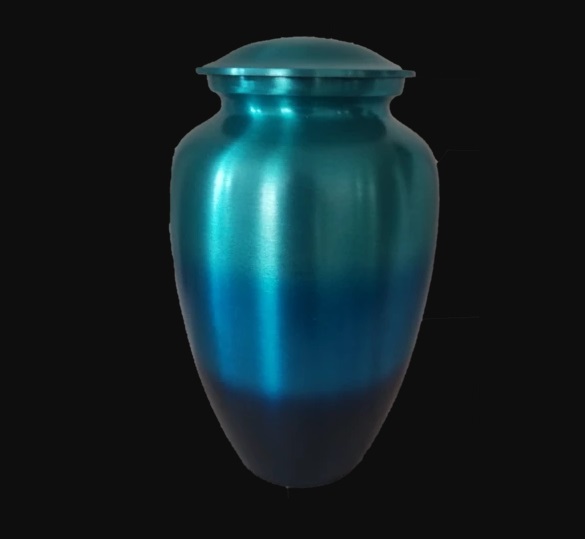 Enamel Purple Phases Cremation Urn- New