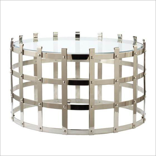 Steel Dining Round Table