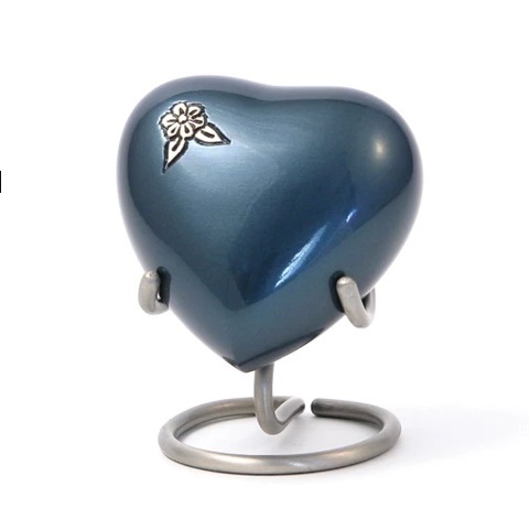 Blue Artisan Indigo Cremation Urn -New