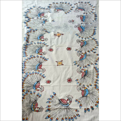 भारतीय हाथ से पेंट किया हुआ कॉटन दुपट्टा