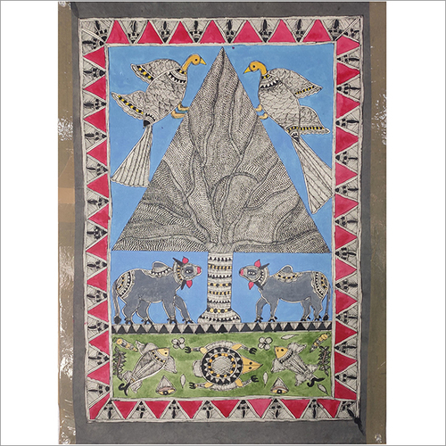 Handmade Design Paper Painting Size: Customize