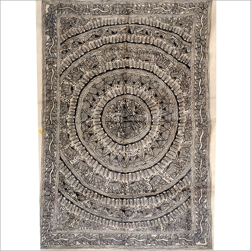 सिल्क वॉल हैंगिंग पेंटिंग का साइज़: कस्टमाइज़ करें