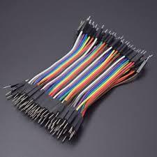 10cm Breadboard Jumper 2.54mm 1p-1p Cable 40 Pcs - Rated Voltage: 5v, Supply Voltage: 7-12v | Durable, Reusable, Flexible Female To Female Connection