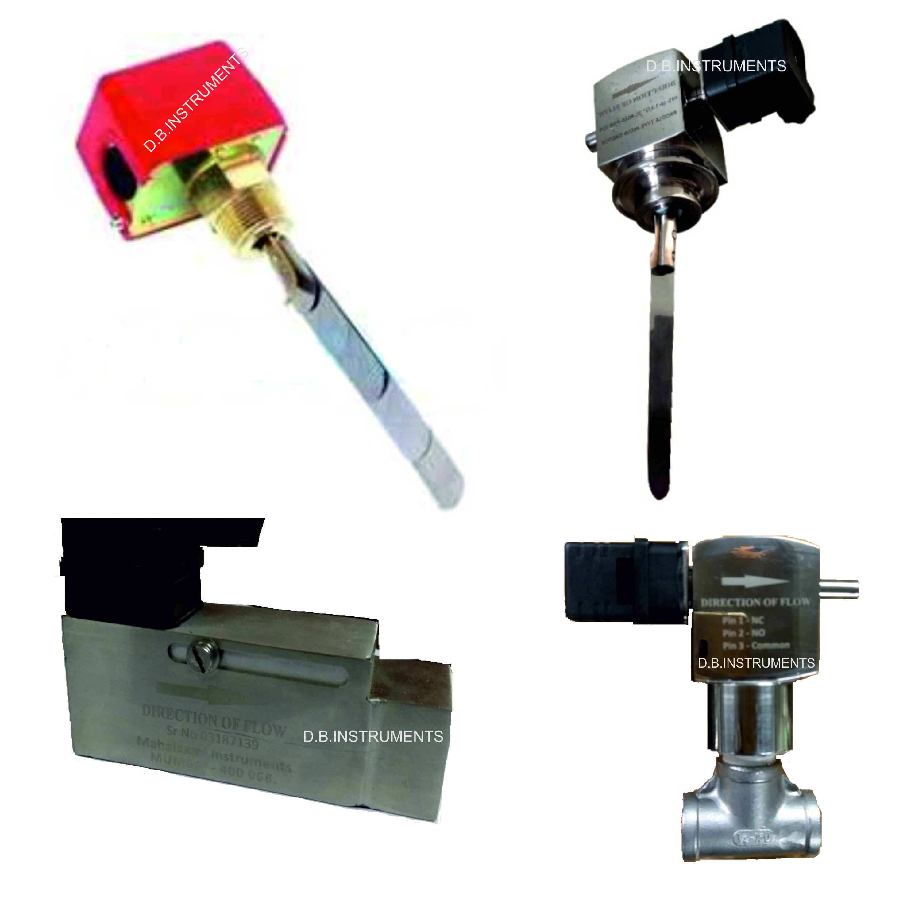 Water Flow Switch - Non-toxic Engineering Plastic, Red, 5.5 Kg | Excellent Sealing, Corrosion Resistant, Low Pressure Loss, Long Life Span