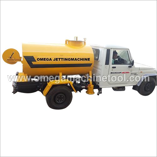 Yellow And White Mini Jetting Machine