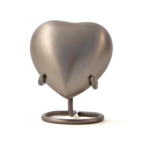 Silver Athena Pewter Cremation Urn- New