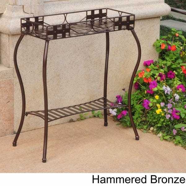 Iron Rectangular Plant Stand