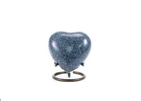 Black Marble Maus Granite Cremation Urn-new