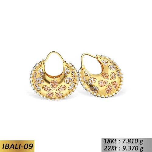Italian Circle Bali Grade: 18 Kt