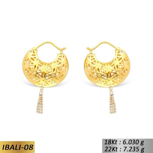 Italian Flower Forged Bali Grade: 18 Kt
