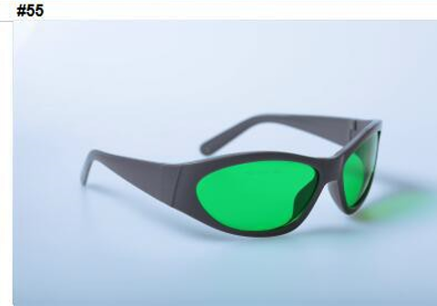 Absorption Laser Protective Glasses - Od 6+lb-rating 620-700nm, Green Color, 30% Transmittance, Ce En207 Compliance