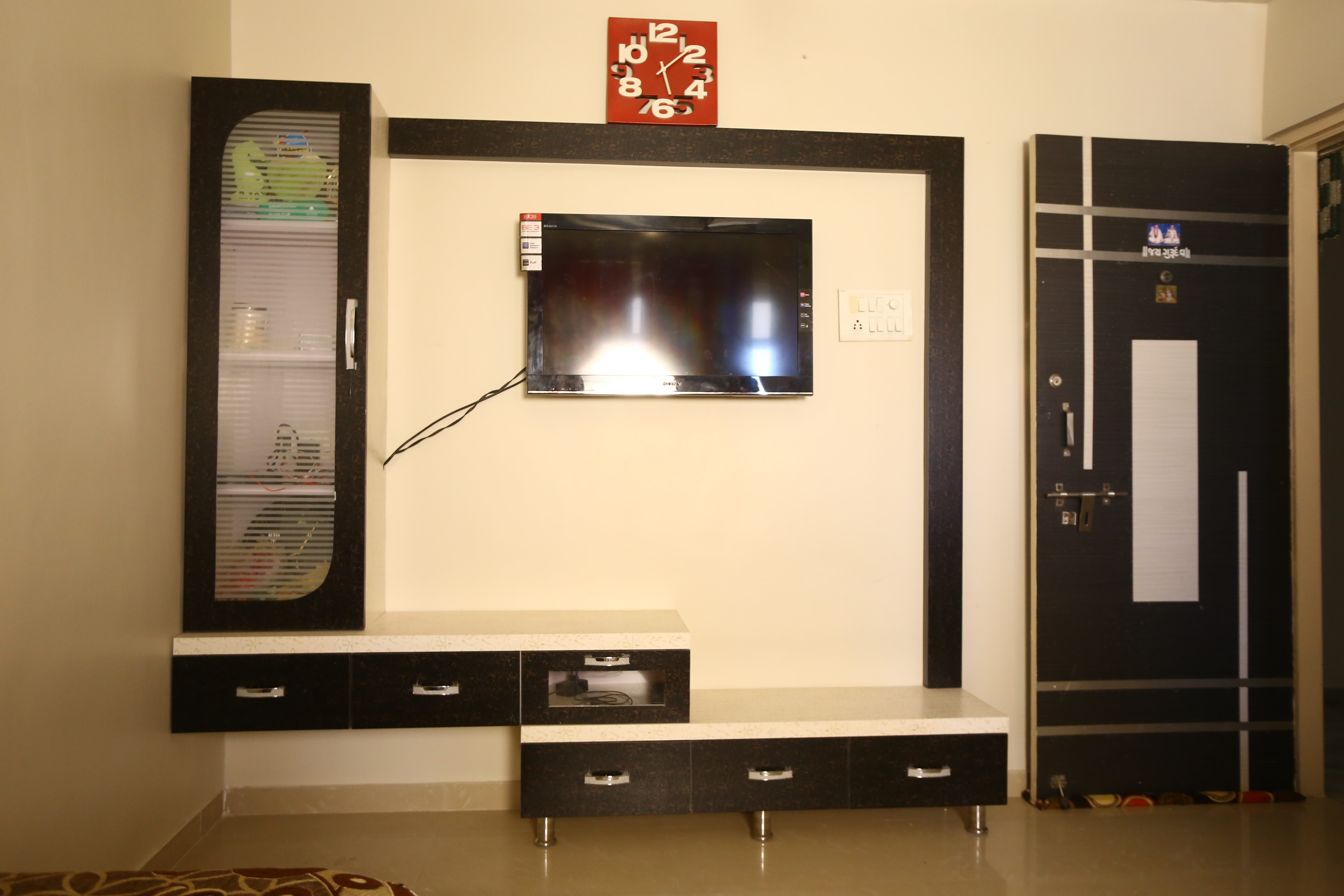 Modular Pvc T.v. Unit - Color: Brown