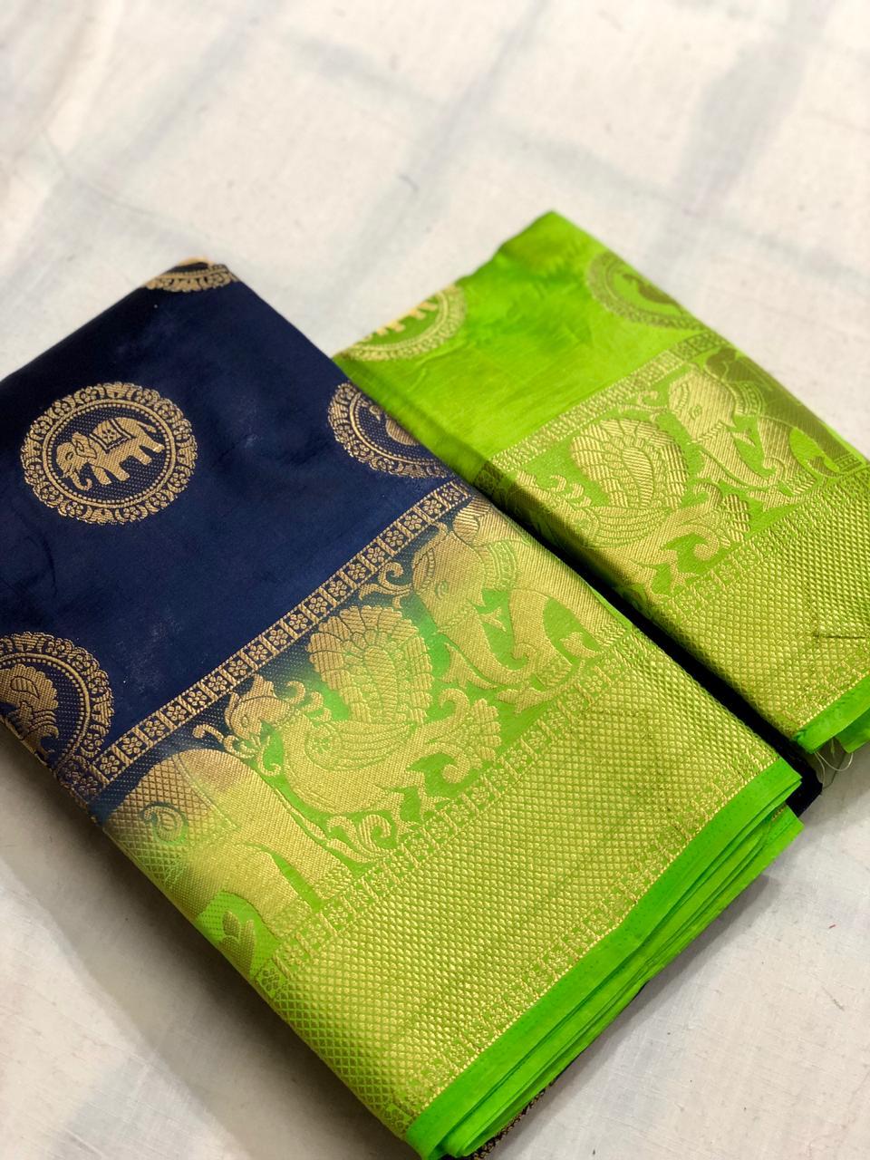 Woven Nylon Silk Sarees