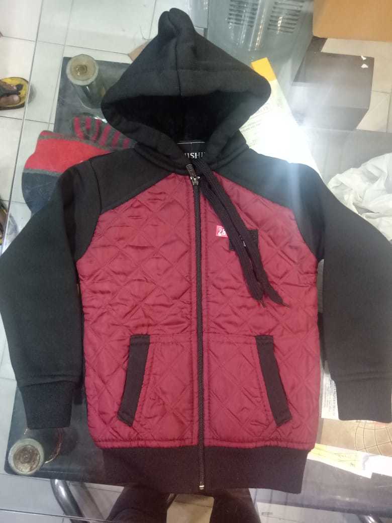 Kids Zipper Hooded Sweatshirt Age Group: Available In All Age Group