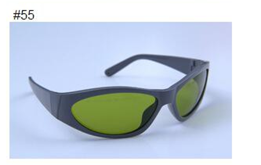 Absorption Laser Protective Glasses - Optical Density 740-1100nm Od 5+ | Green Color, 40% Transmittance, Ce En207 Compliance