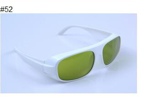 Absorption Laser Protective Glasses - Optical Density 740-1100nm Od 5+ | Green Color, 40% Transmittance, Ce En207 Compliance