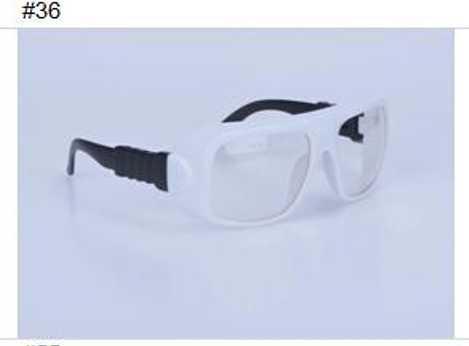 Absorption Laser Protective Glasses - Optical Density 2700-3000nm Od 6+, Lb-rating 2940nm Di Lb3, Black | 80% Transmittance For Er Lasers