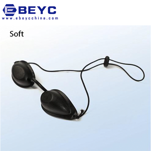 Absorption Laser Protective Glasses - Transmittance 0%, Ce En169 Certified | Black Color For Patient And Customer Use