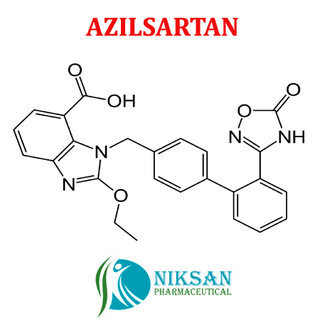 Azilsartan - White to Off-White Solid Powder, 99% Purity, 100 kg Quantity | Angiotensin II Receptor Blocker for Hypertension Treatment and Kidney Health
