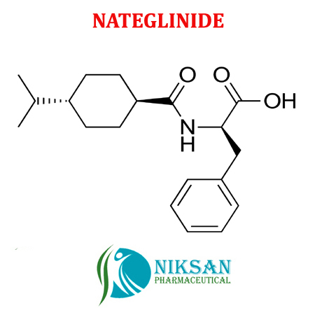 Nateglinide - Off-White to White Powder , 99% Purity for Blood Sugar Control in Diabetics