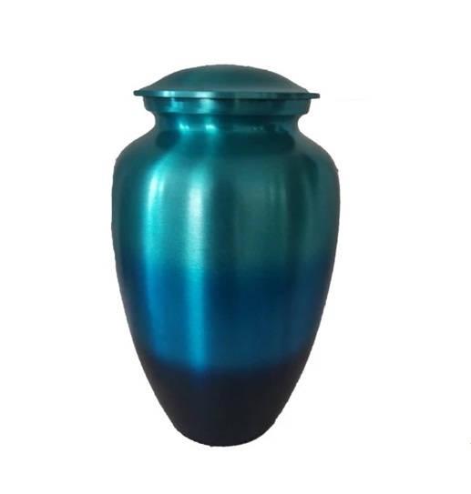 Deep Green "Oceanic" - Cremation Urn- New