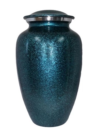 Deep Green "Oceanic" - Cremation Urn- New
