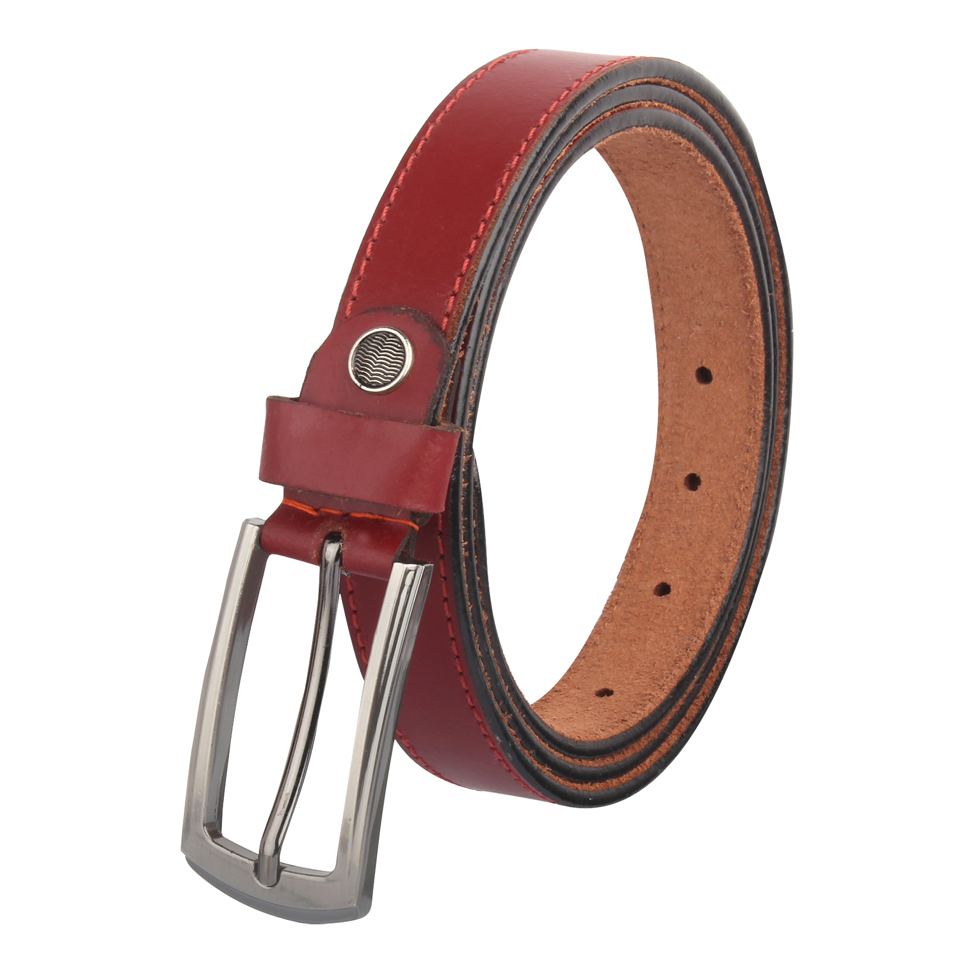 Genuine Leather Belt - Formal Style, Personalized Logo Embossing, High-quality Customization Options