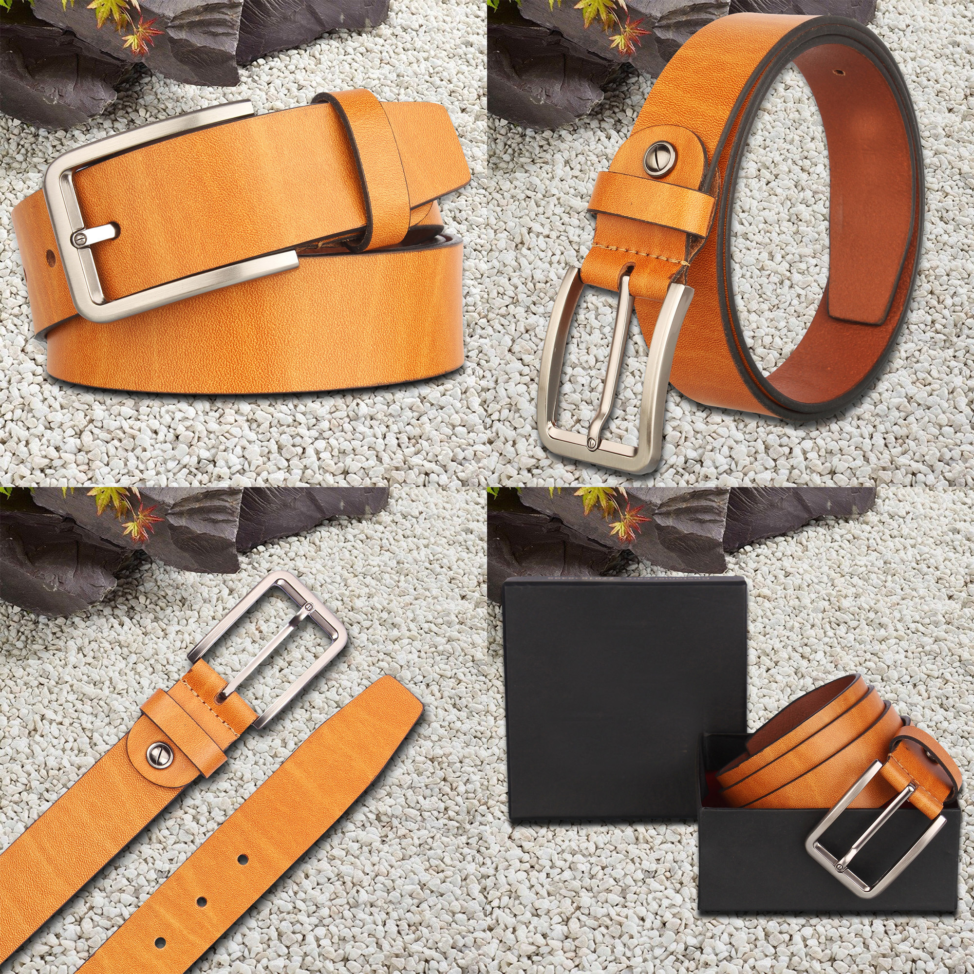 Genuine Leather Belt - Formal Style, Personalized Logo Embossing, High-quality Customization Options