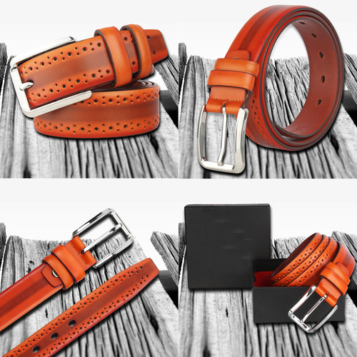 औपचारिक असली लेदर बेल्ट