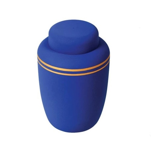 डीप ब्लू इकोर्न्स श्मशान पोत - नया