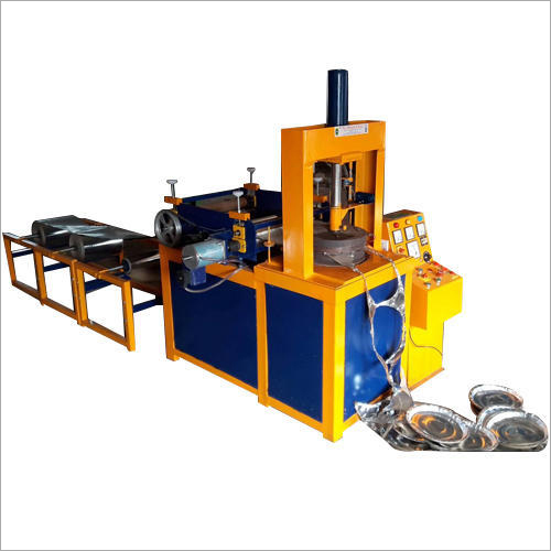 Semi Automatic Paper Plate Making Machine - Metal, 220-440 Volt Power | Multicolor, Long Service Life, User-Friendly Design