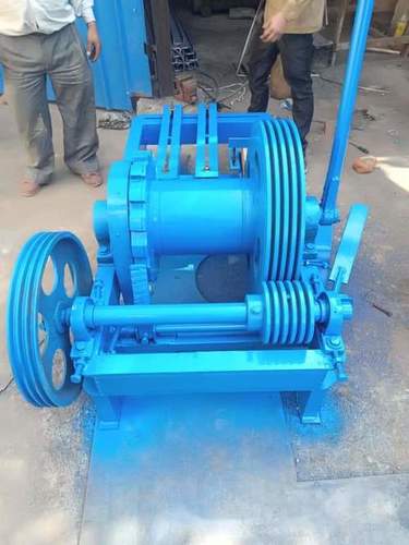 Builder Hoist - MS Material, 150 Feet Chain Length, 0-2 Ton Capacity | Blue Color, 10 HP Motor Power, 415 Volt Electric Power Source, Industrial Use