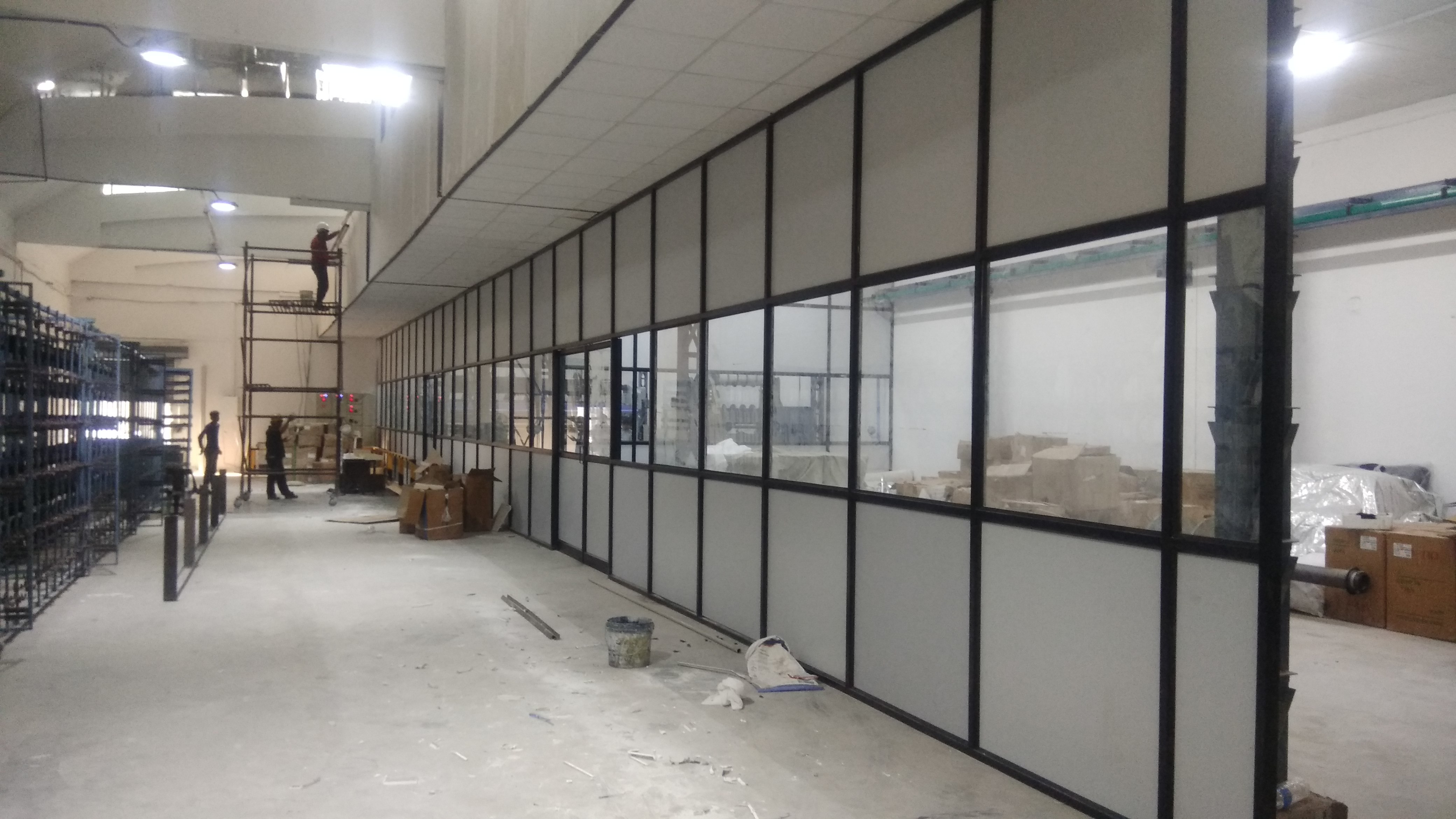 Aluminium Section Partition