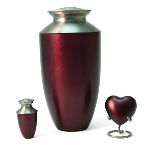 Purple Niche Series Cremation Urn Set- New