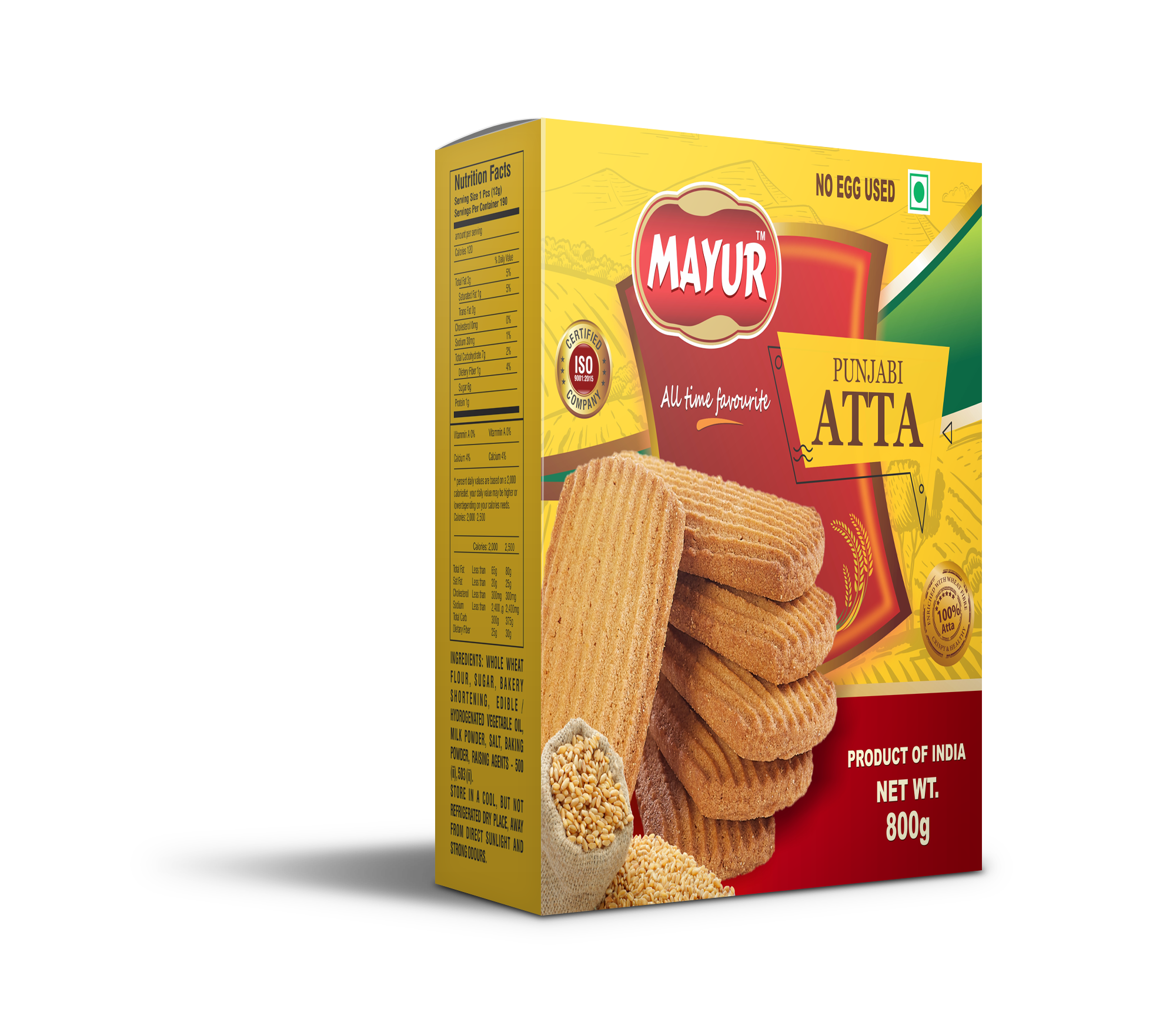 Export Quality Atta Biscuits