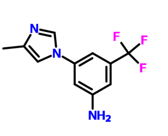 3-(4-methyl-1h-imidazol-1-yl)-5-(trifluoromethyl)aniline Cas 641571-11-1 Boiling Point: 379.805oc At 760 Mmhg