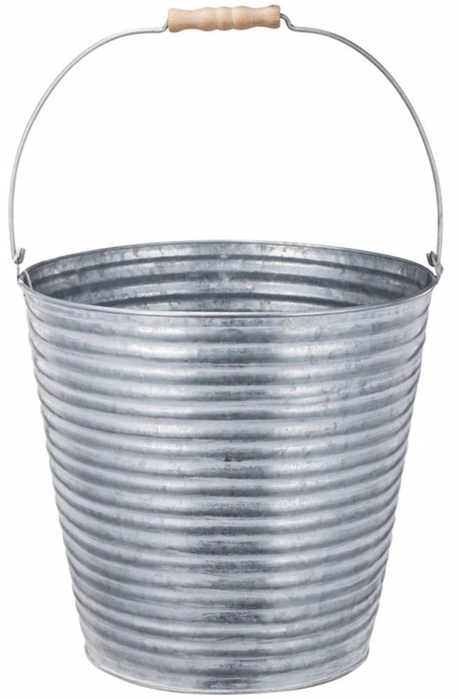 Galvanized Planters On Stand -Set Of 2