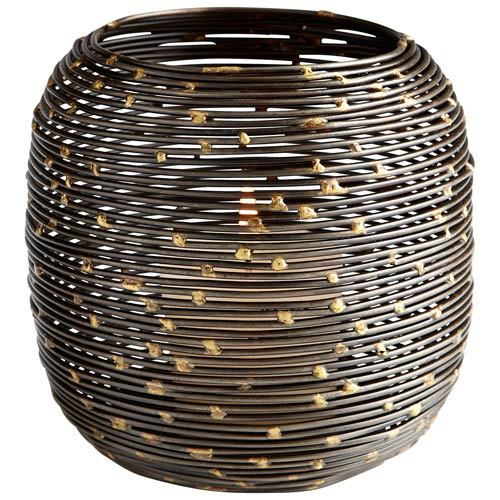 Golden Brass Guilded Silk Votive