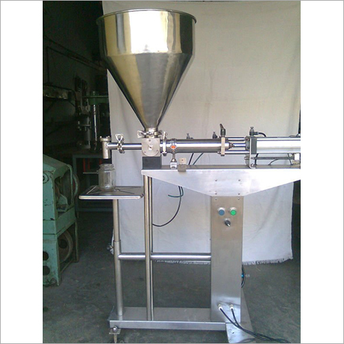 Semi Automatic Paste Filling Machine - Stainless Steel, Silver | High Performance, ECO Friendly, Electric Drive