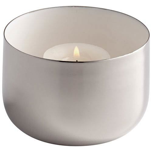 Copper Cup O Votive - 2.75 Inches Round Light Pink Candle Holder | Handcrafted Brass Design, Contemporary Home Decoration